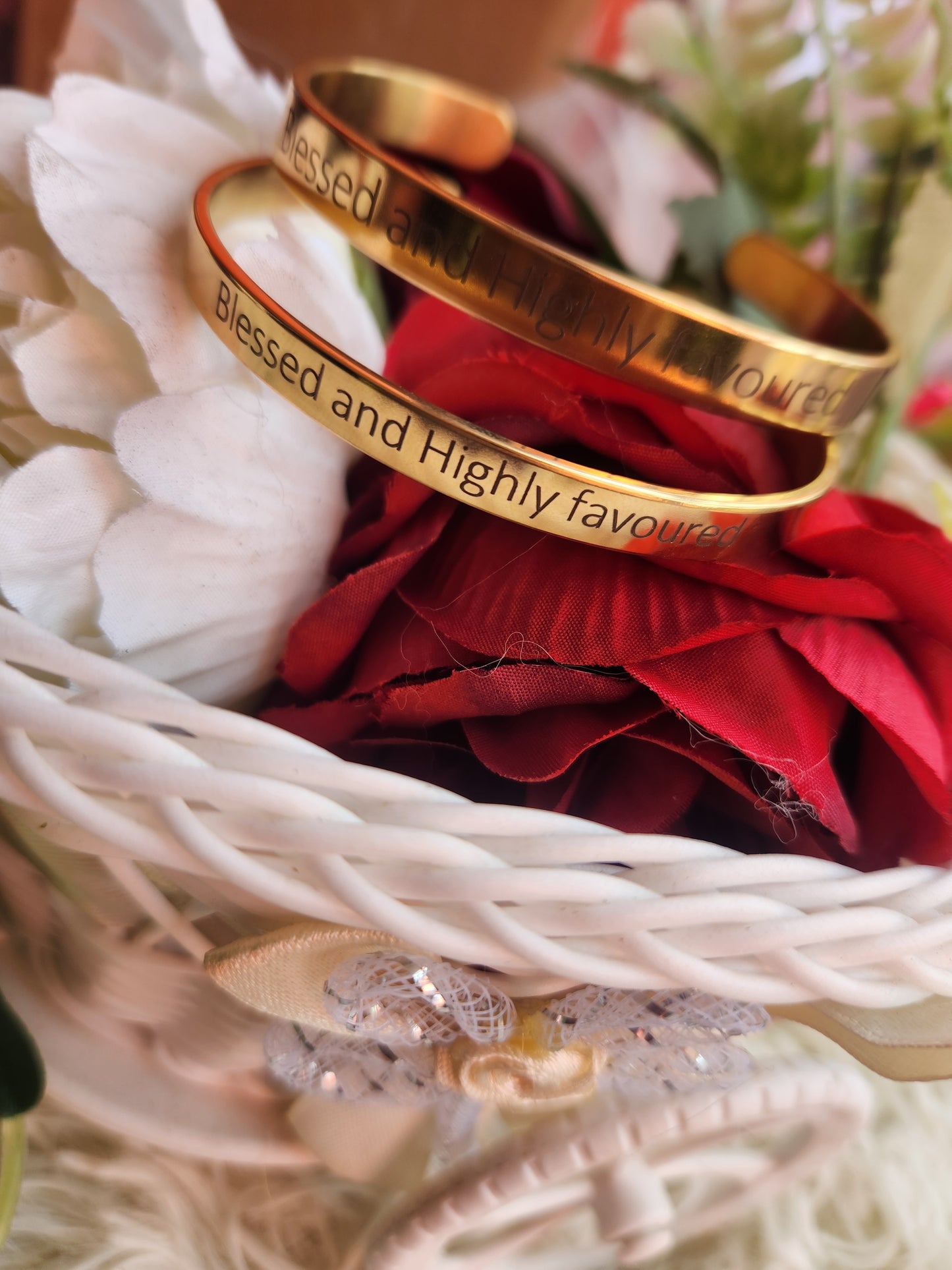 Blessed and highly favoured bangle