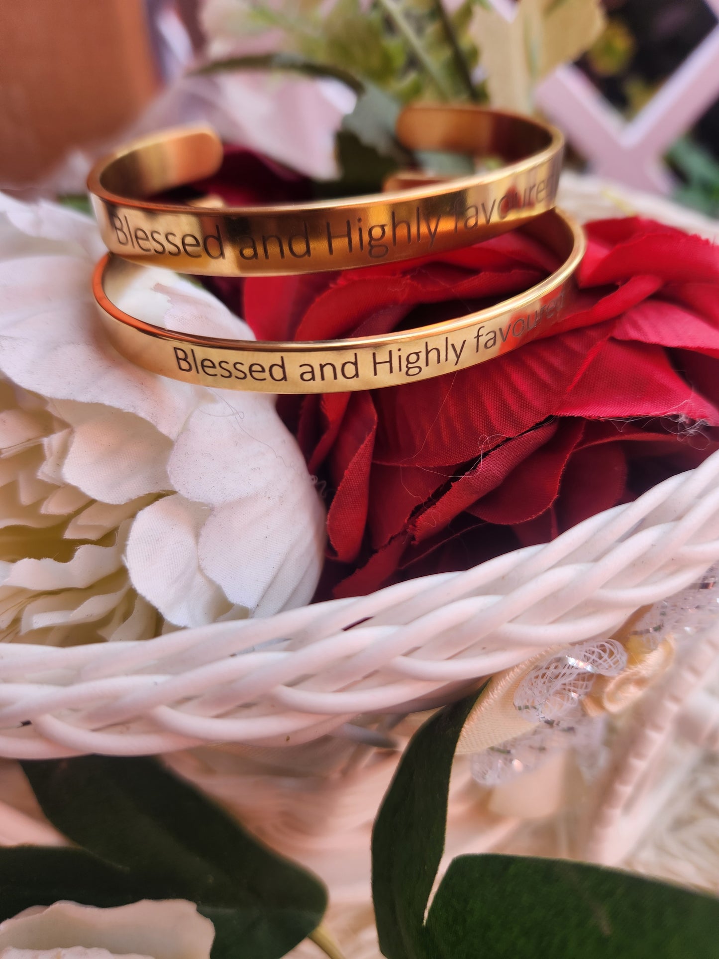 Blessed and highly favoured bangle