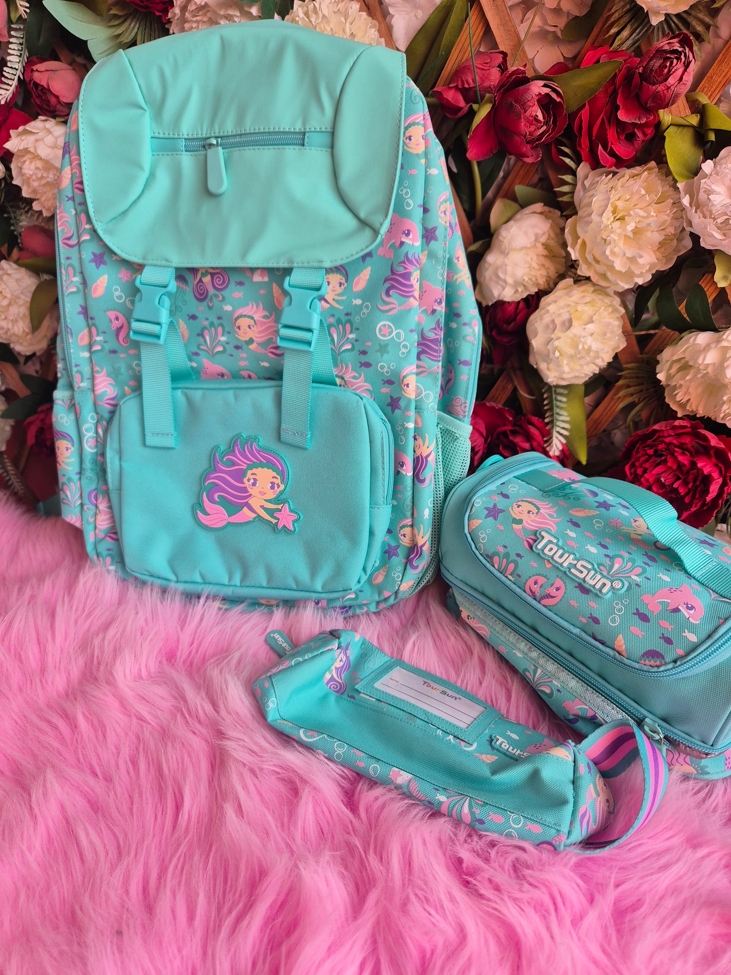 Kids backpack set (Backpack, Lunchbag and pencil case) TBO4