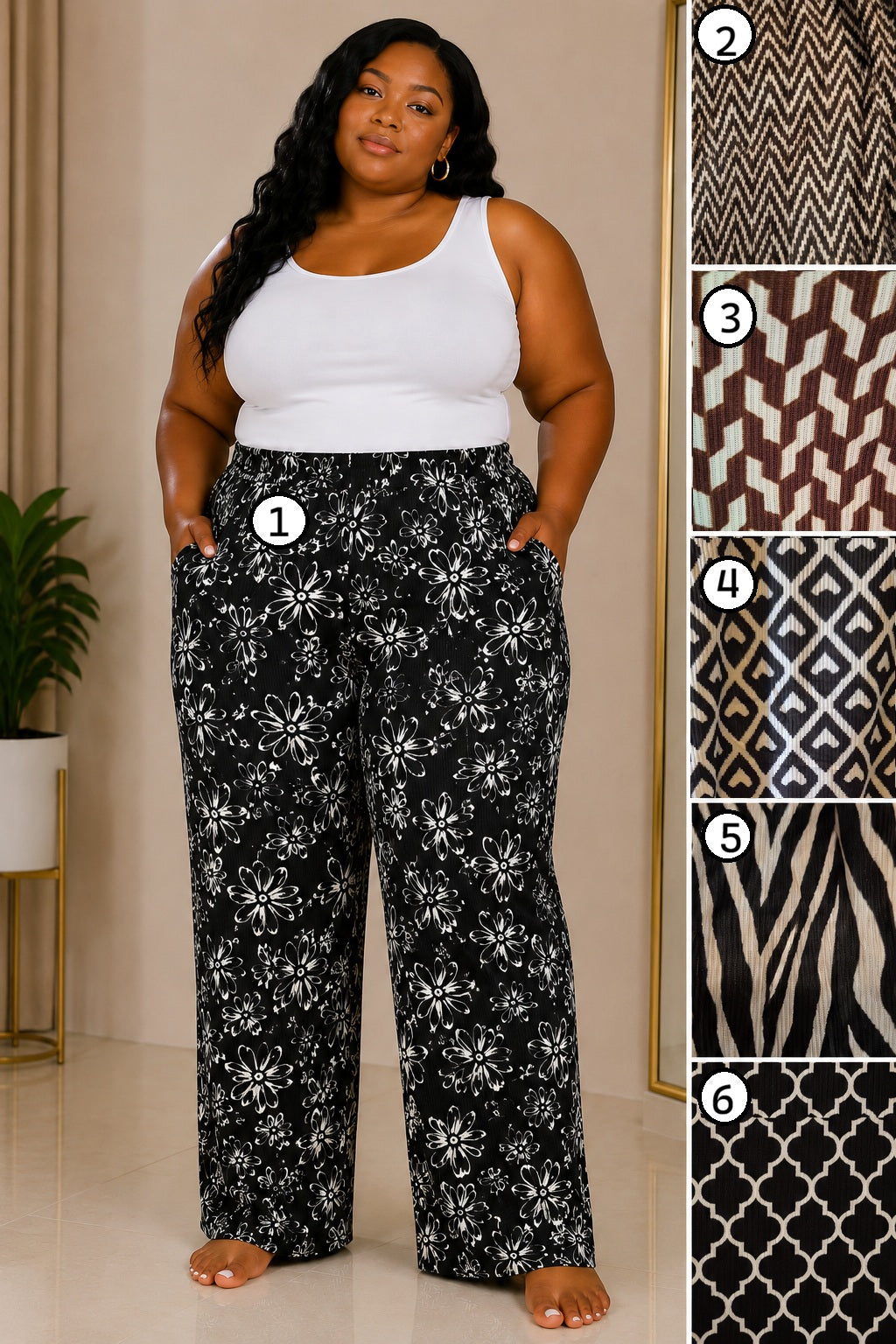 Palazzo Pants free size