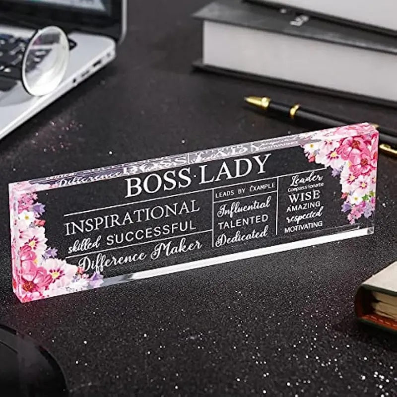 Acrylic - Boss Lady