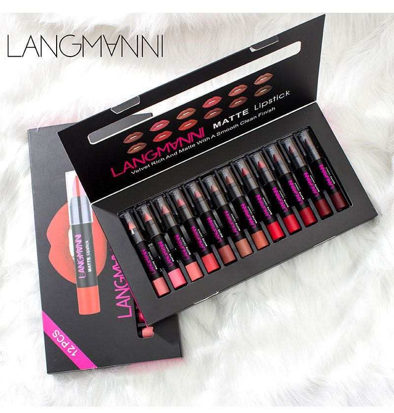 Langmanni Matte Lipstick (crayon)