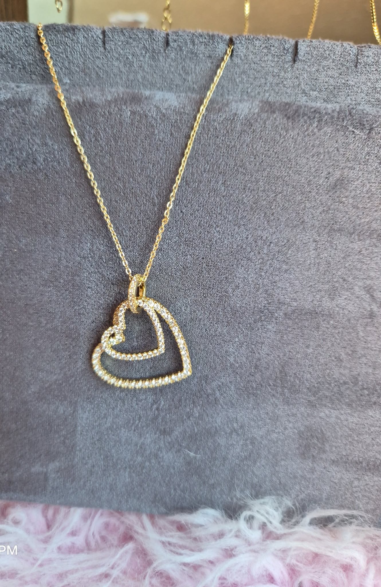 Double Heart Necklace