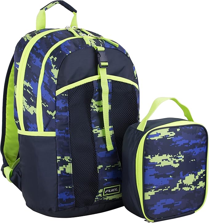 Fuel Backpack & Lunch Bag Bundle, Black