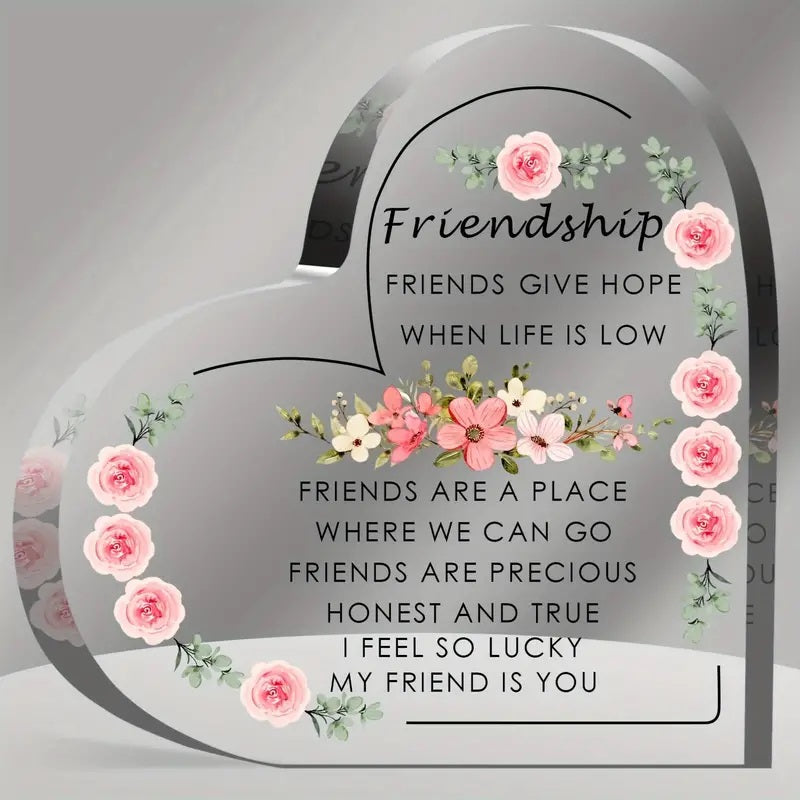 Friendship plaque