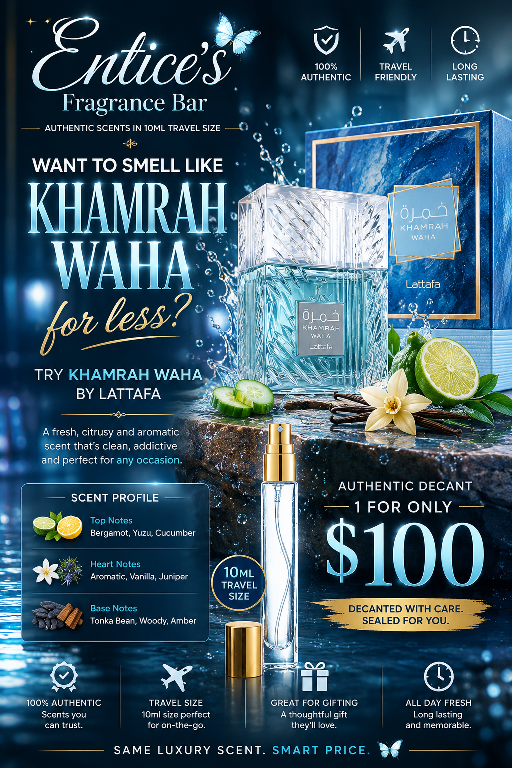 Khamrah Waha 10ml Decant