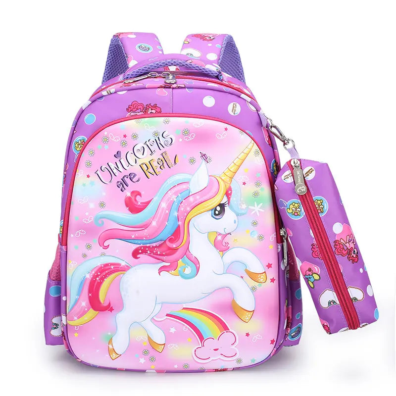 Character Kids backpack and pencil case