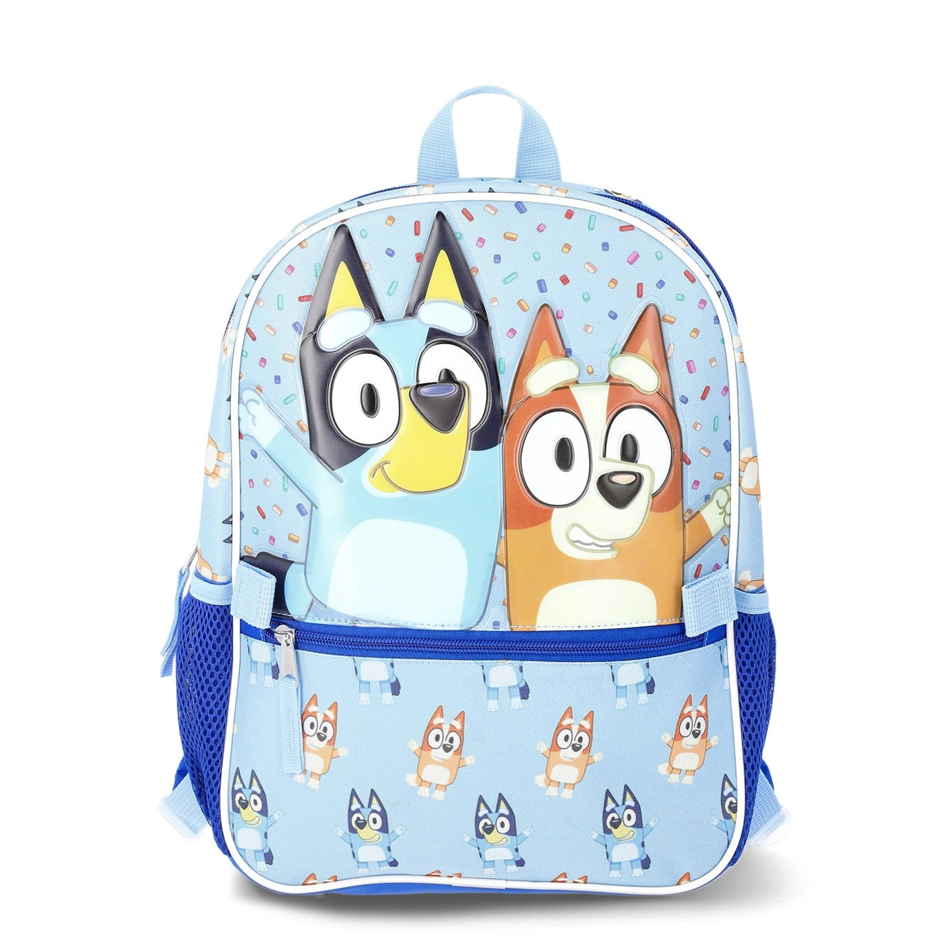 Bluey Unisex Toddler 14" Backpack & Lunch Box Set, Blue