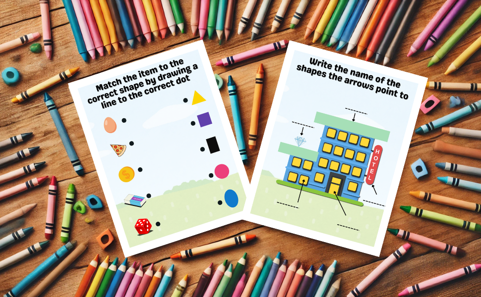 Little Learner: Shapes and Colors - Read, Trace and Color Workbook:
