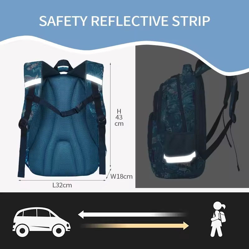 Dino backpack set