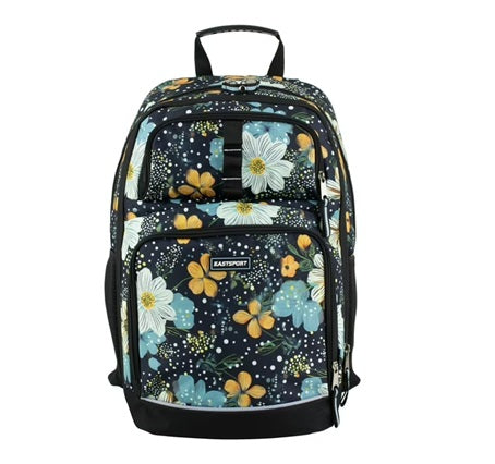Eastsport Unisex Pro Expandable Recycled 19" Backpack, Wild Floral