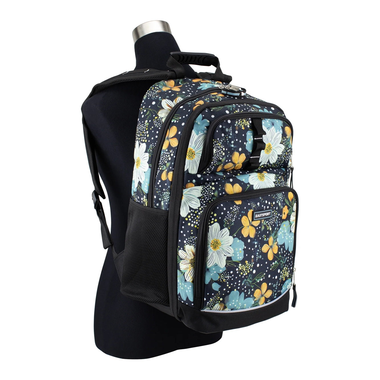Eastsport Unisex Pro Expandable Recycled 19" Backpack, Wild Floral