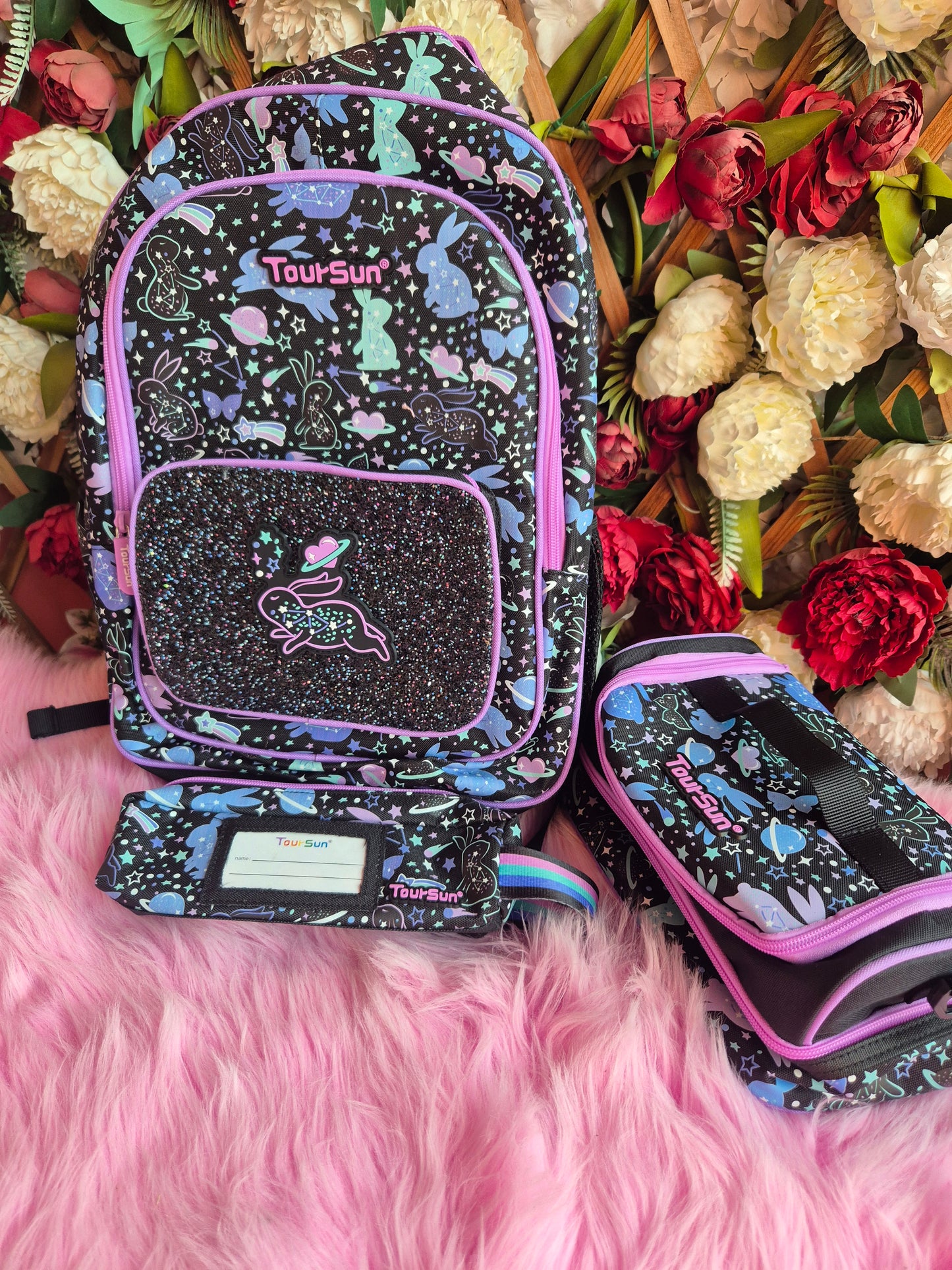 Kids backpack set (backpack, lunch bag and pencil case) TB05