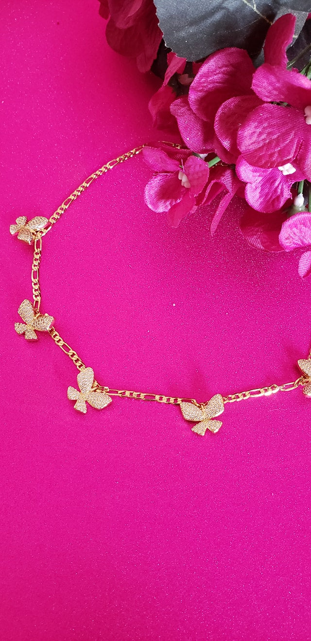 Butterfly Choker Chain
