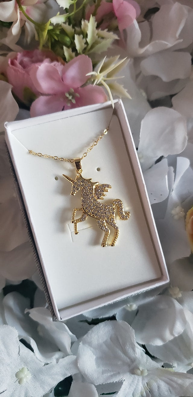 Unicorn Diamante chain