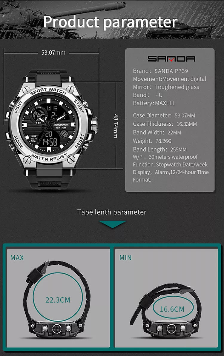 Sanda 39 Male watch