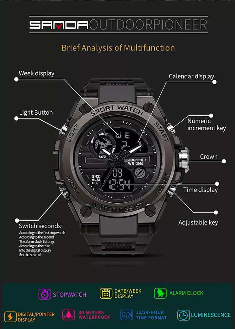 Sanda 39 Male watch