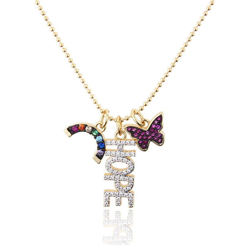 Hope Butterfly necklace