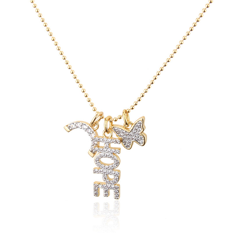 Hope Butterfly necklace