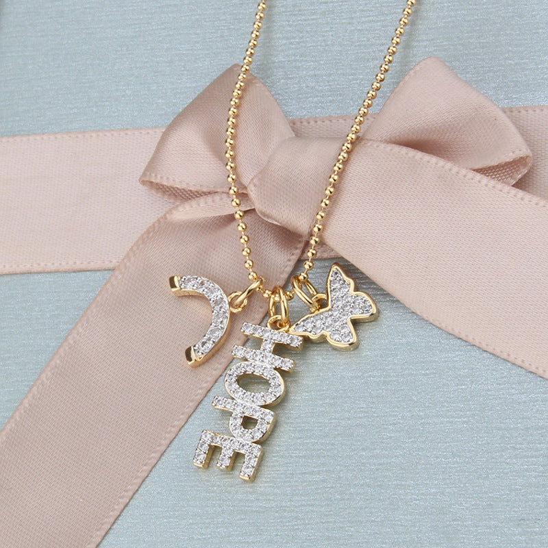 Hope Butterfly necklace
