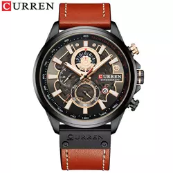 Leather Band Curren Watch
