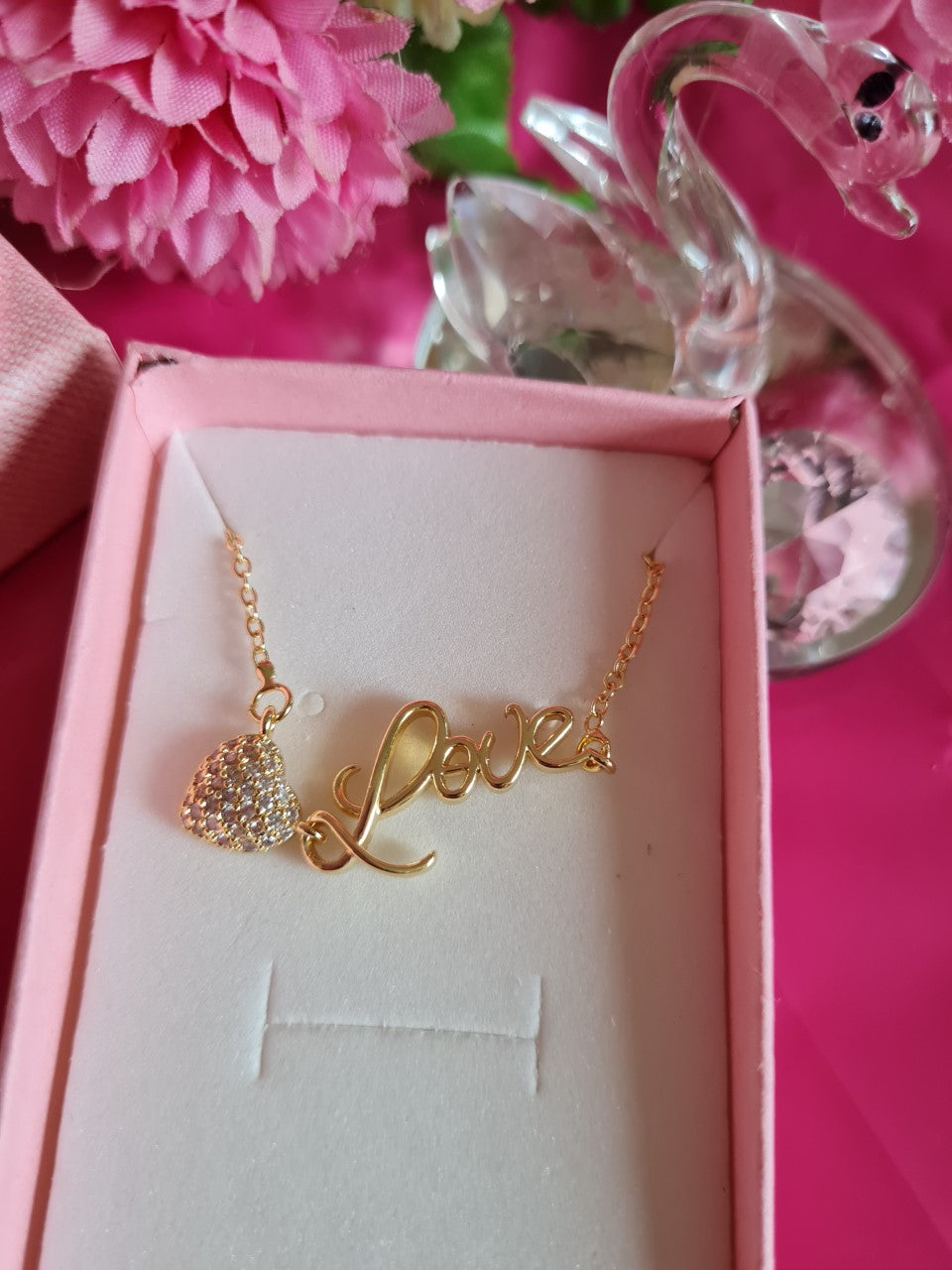 Love heart necklace