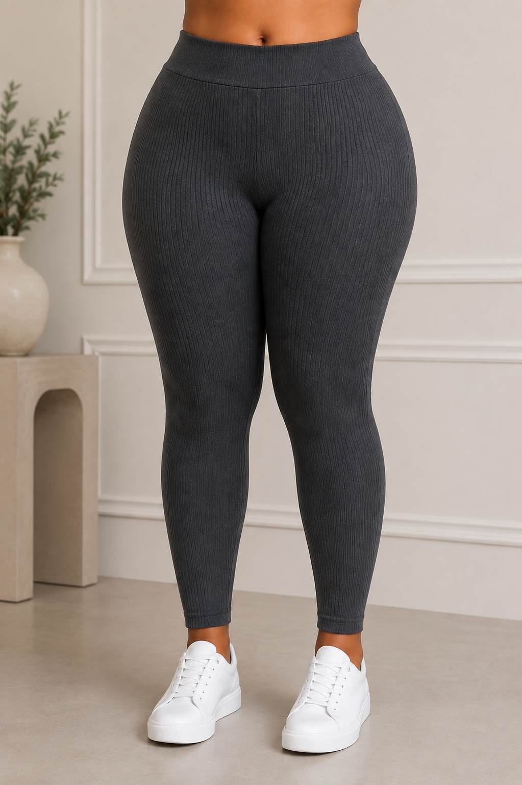 Ribbed leggings