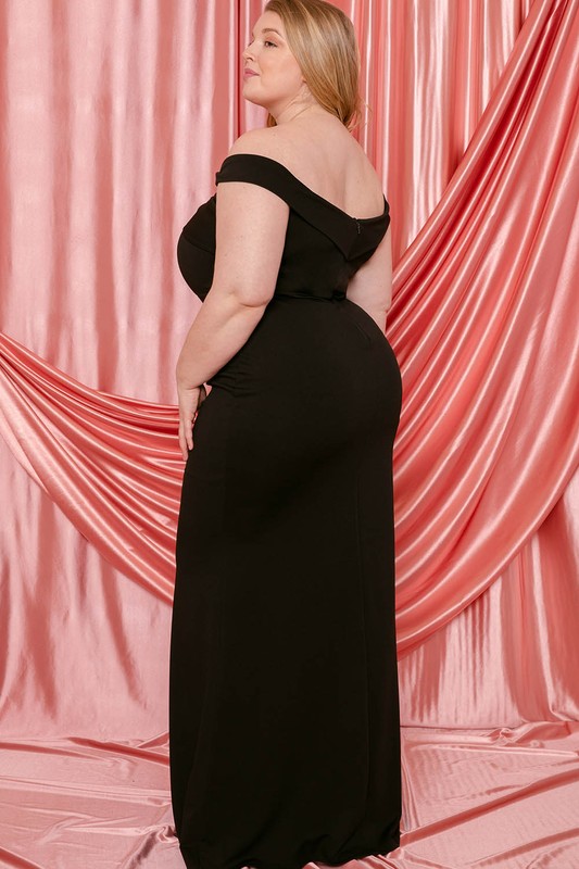 Off the Shoulder Mermaid plus dress