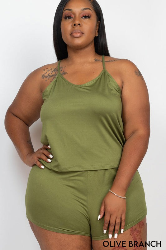Plus cami set