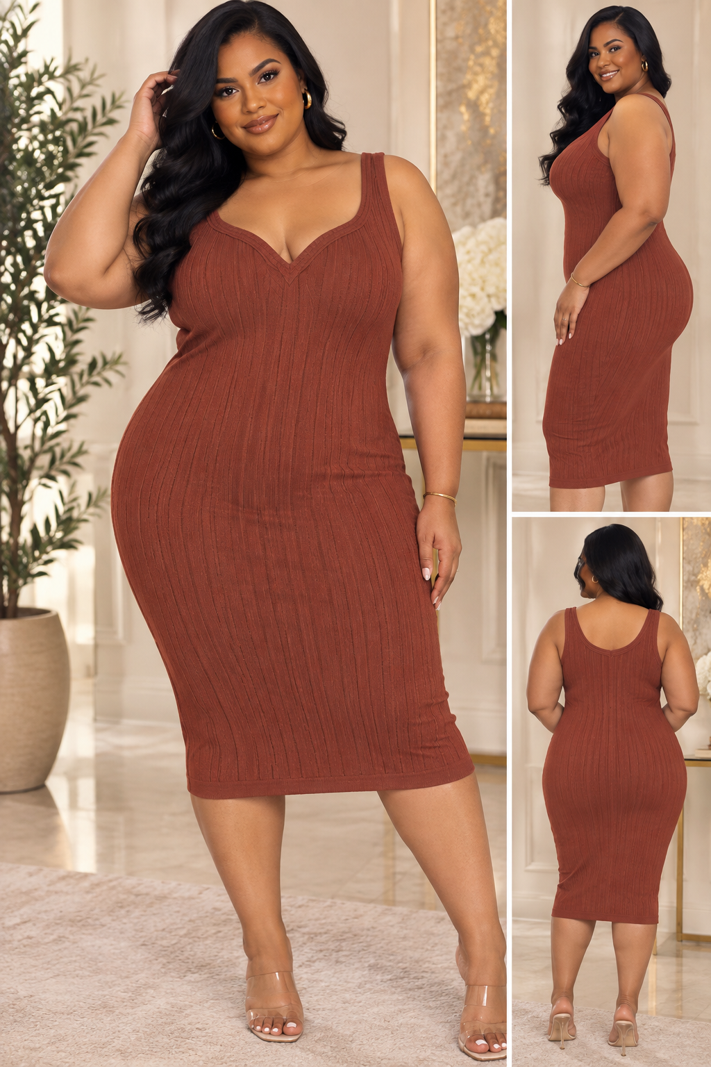 Knock about plus dress