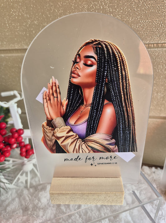 Made for more plaque with stand