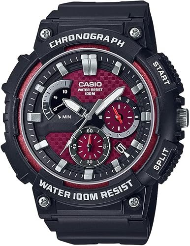 Casio MCW200H Series | Men’s Analog Watch |100M WR | Retrograde Chronograph