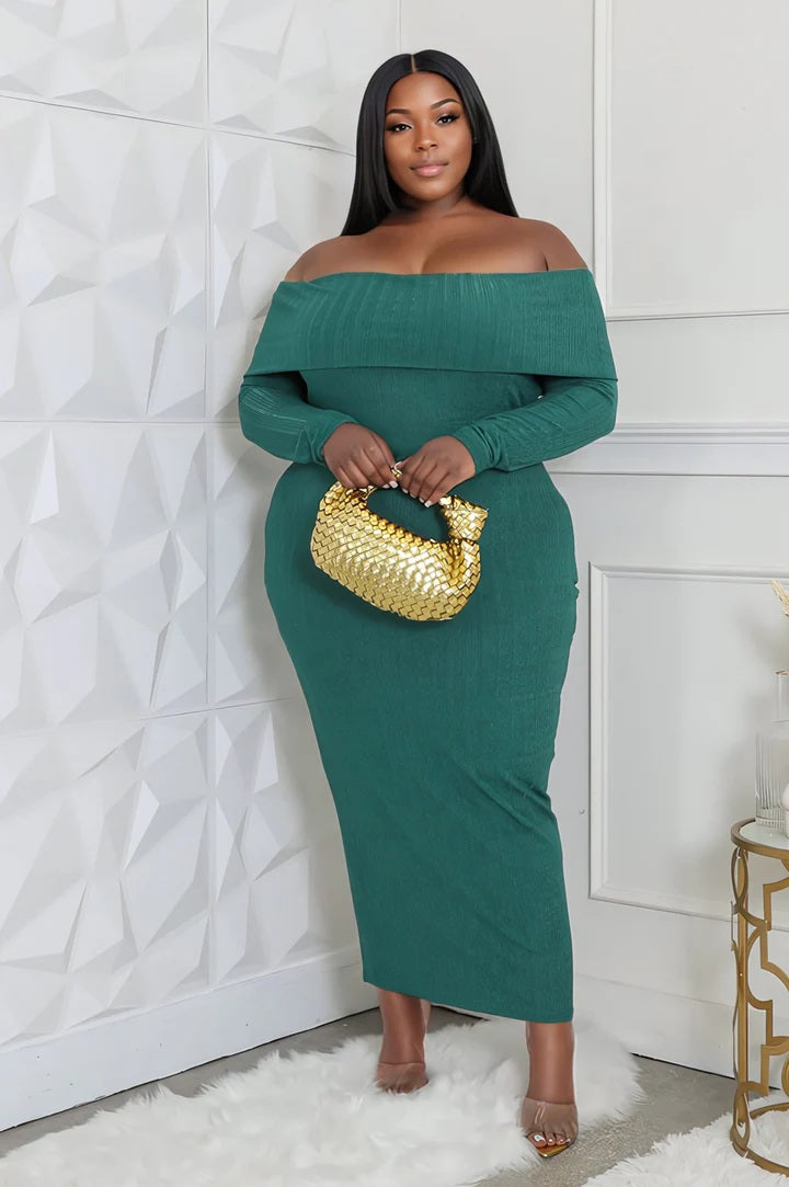 Lilianna Plus off shoulder dress