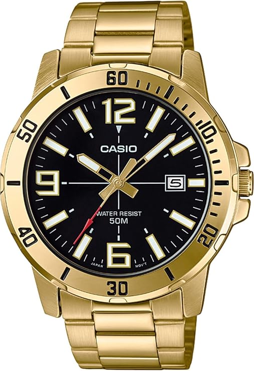 Casio MTP-VD01G-1BV Men's Enticer Gold Tone Stainless Steel