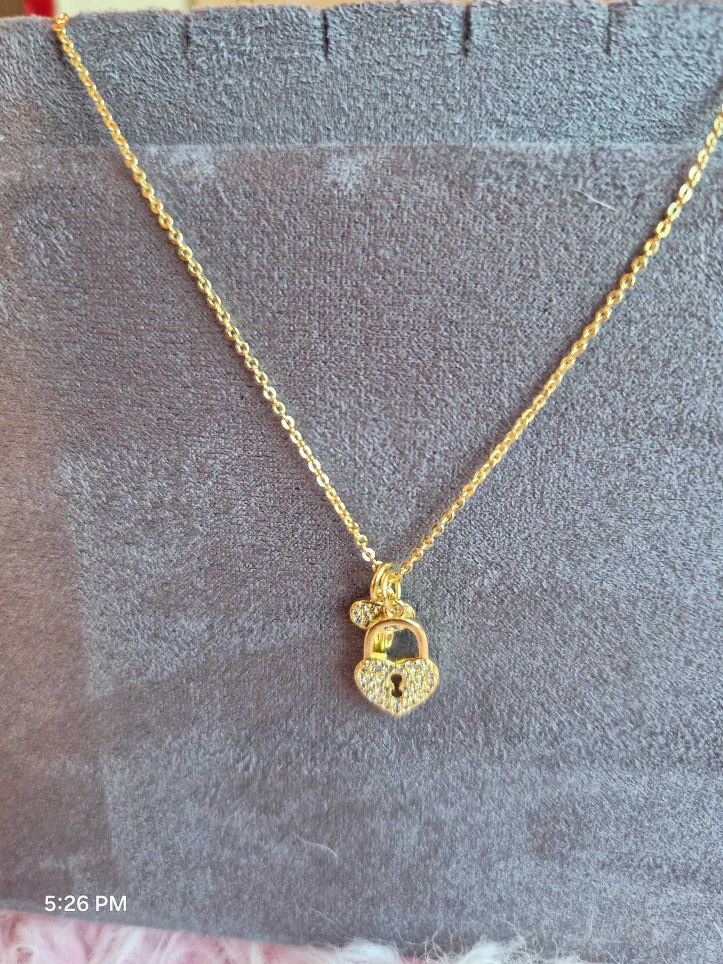Key to my heart necklace