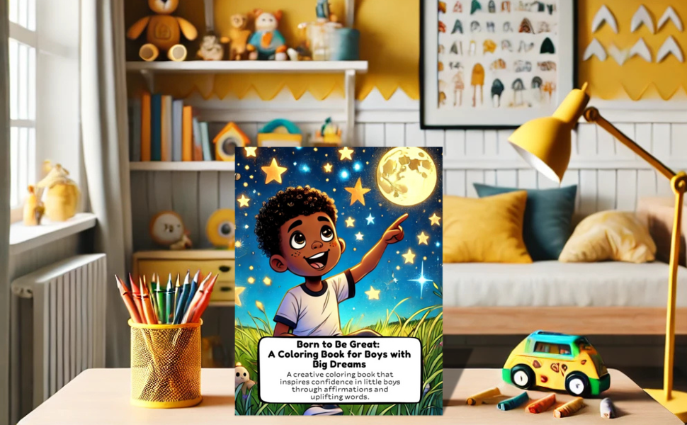 Born to Be Great:: A Coloring Book for Boys with Big Dreams