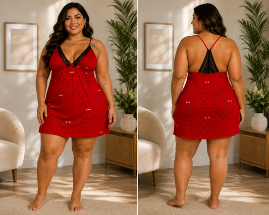 Plus sexy night dress