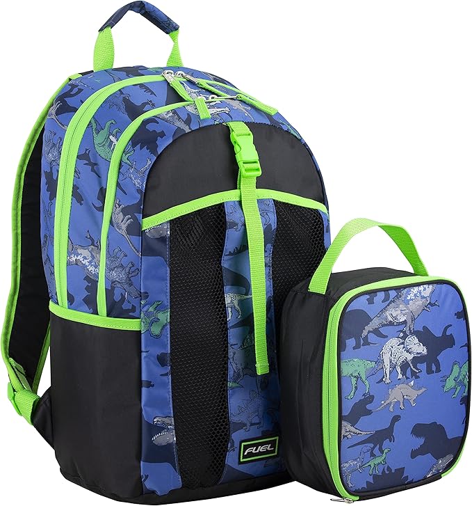 Fuel Backpack & Lunch Bag Bundle, Black
