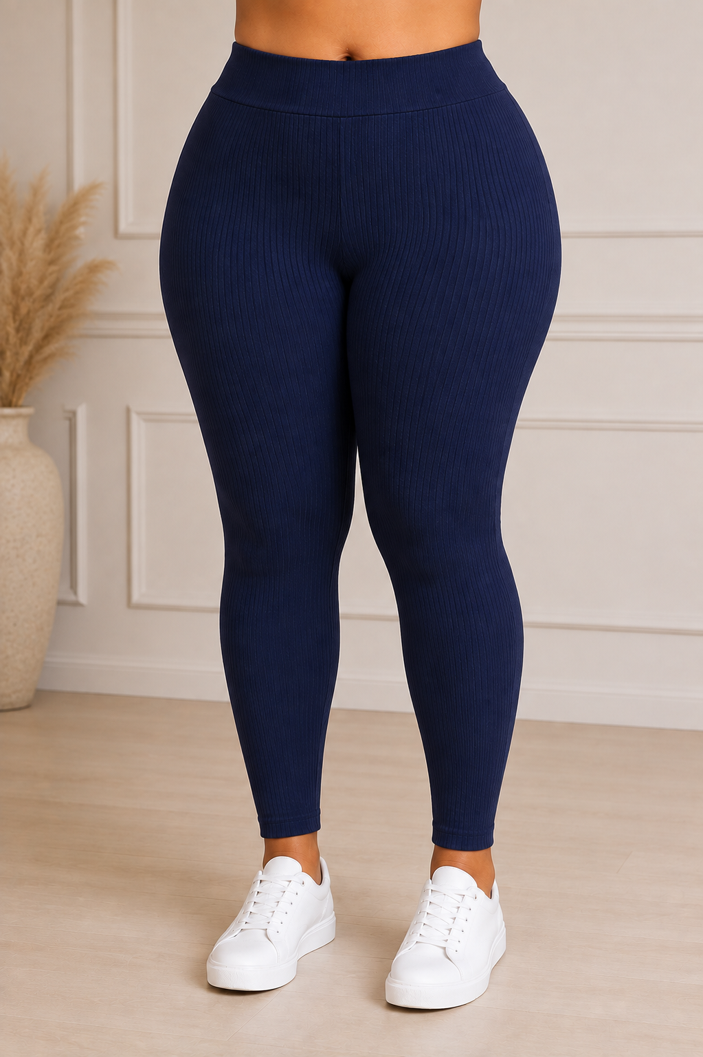 Ribbed leggings