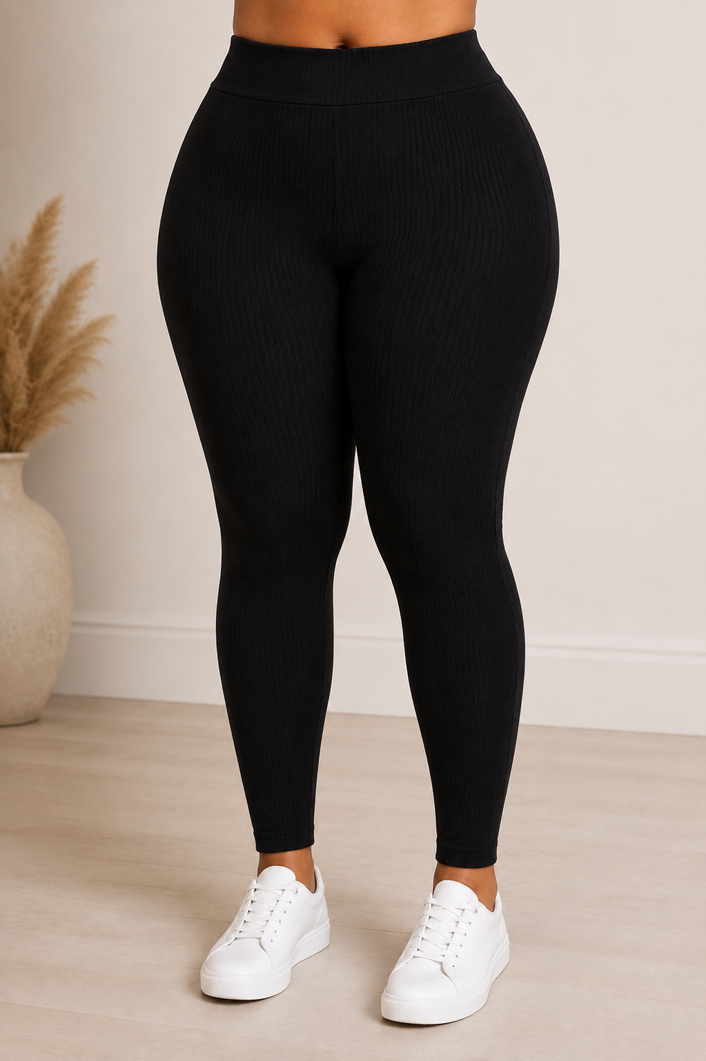 Ribbed leggings