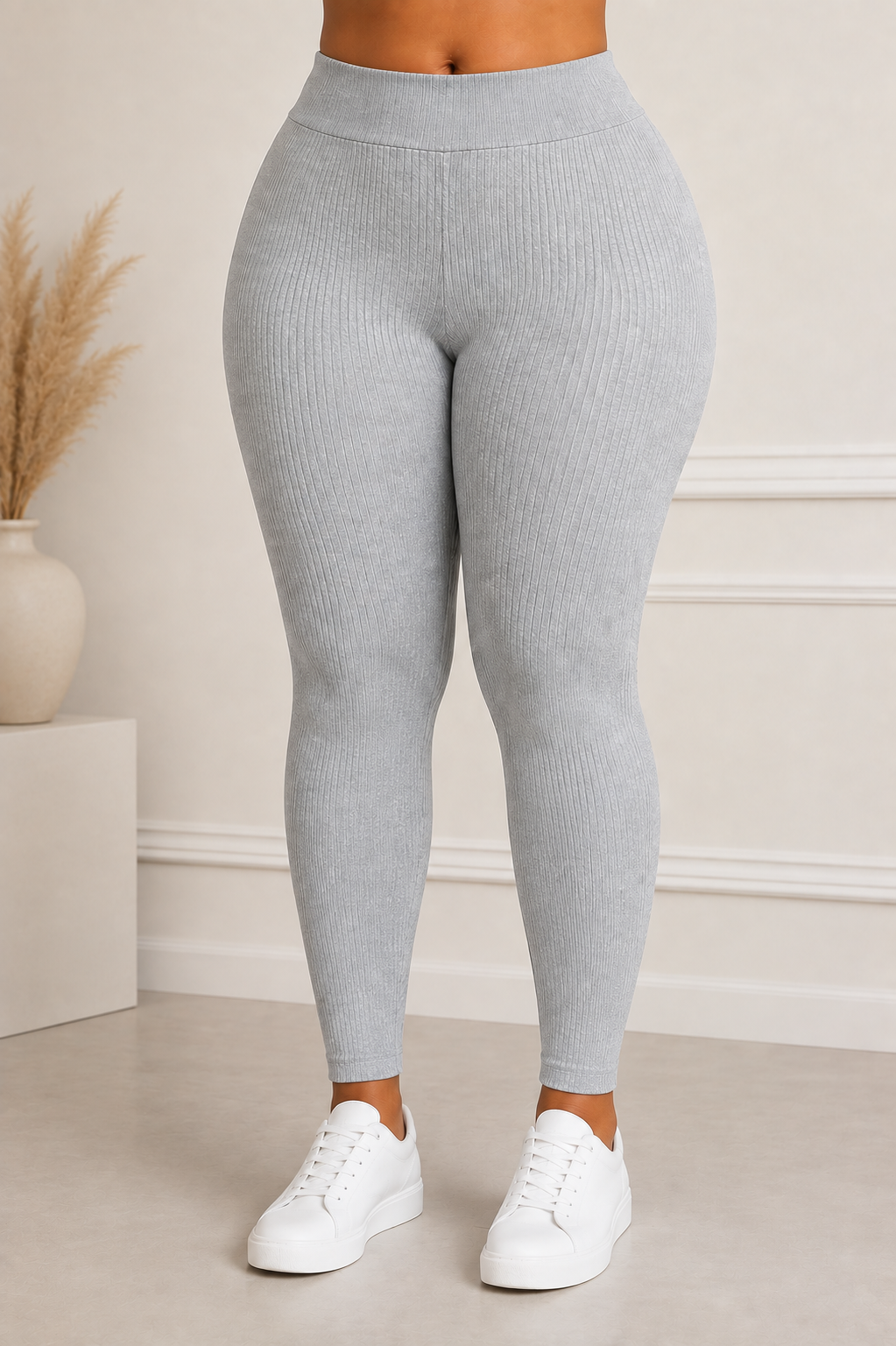 Ribbed leggings