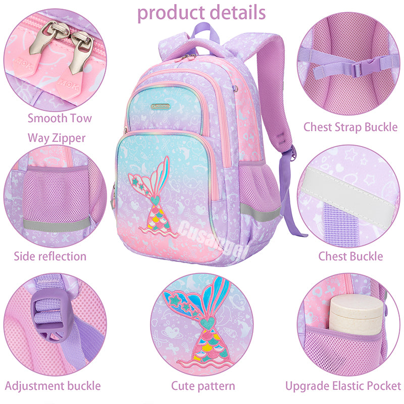 Mermaid Backpack set