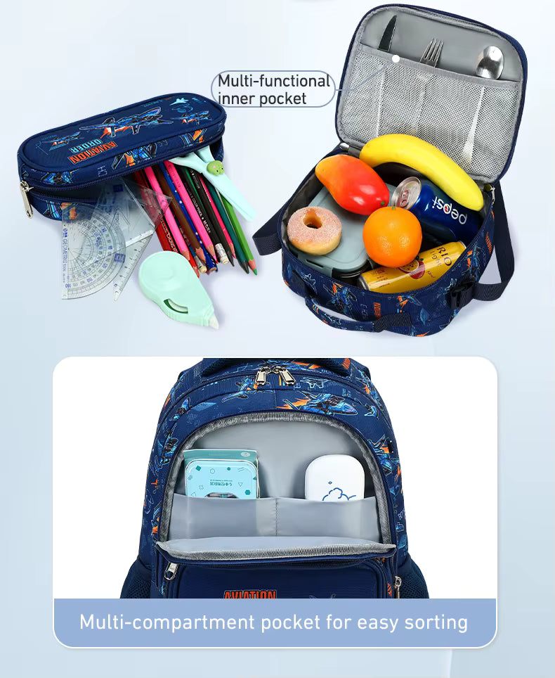 Spiderman backpack set