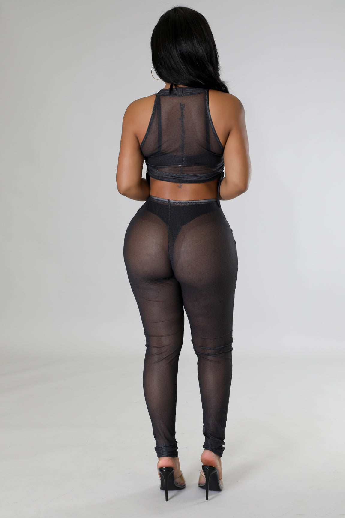 Mesh  Legging Set