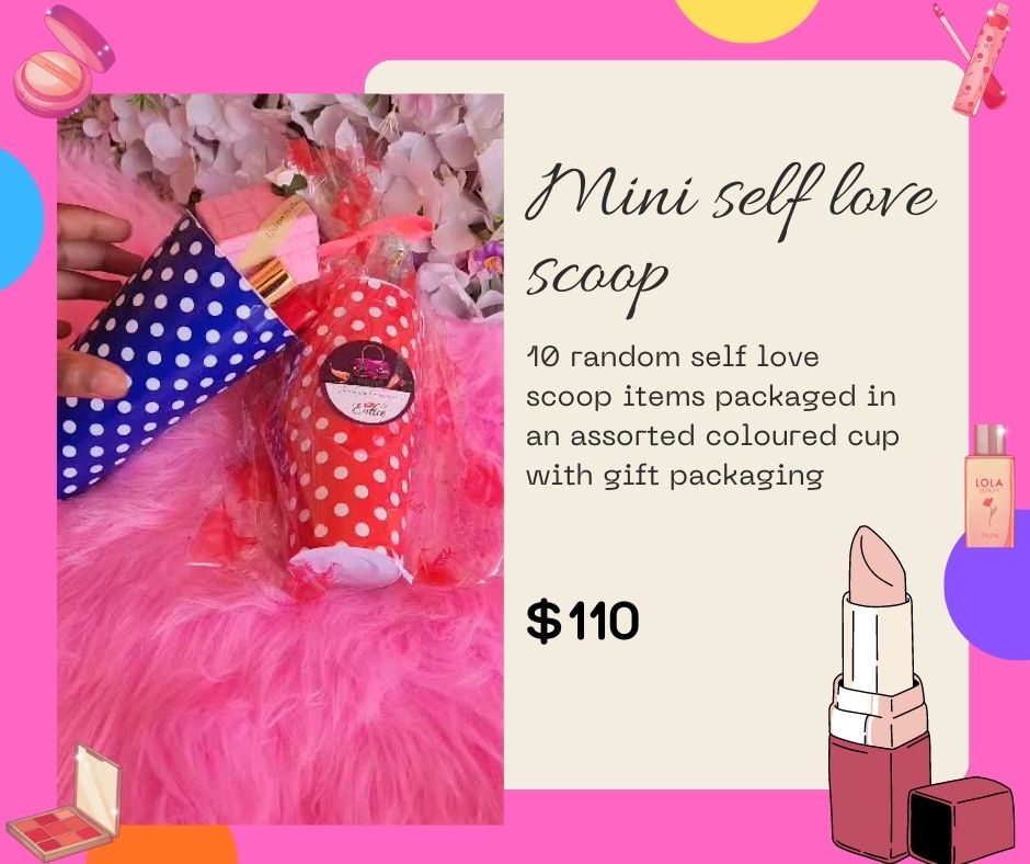 Mini self love scoop in cup