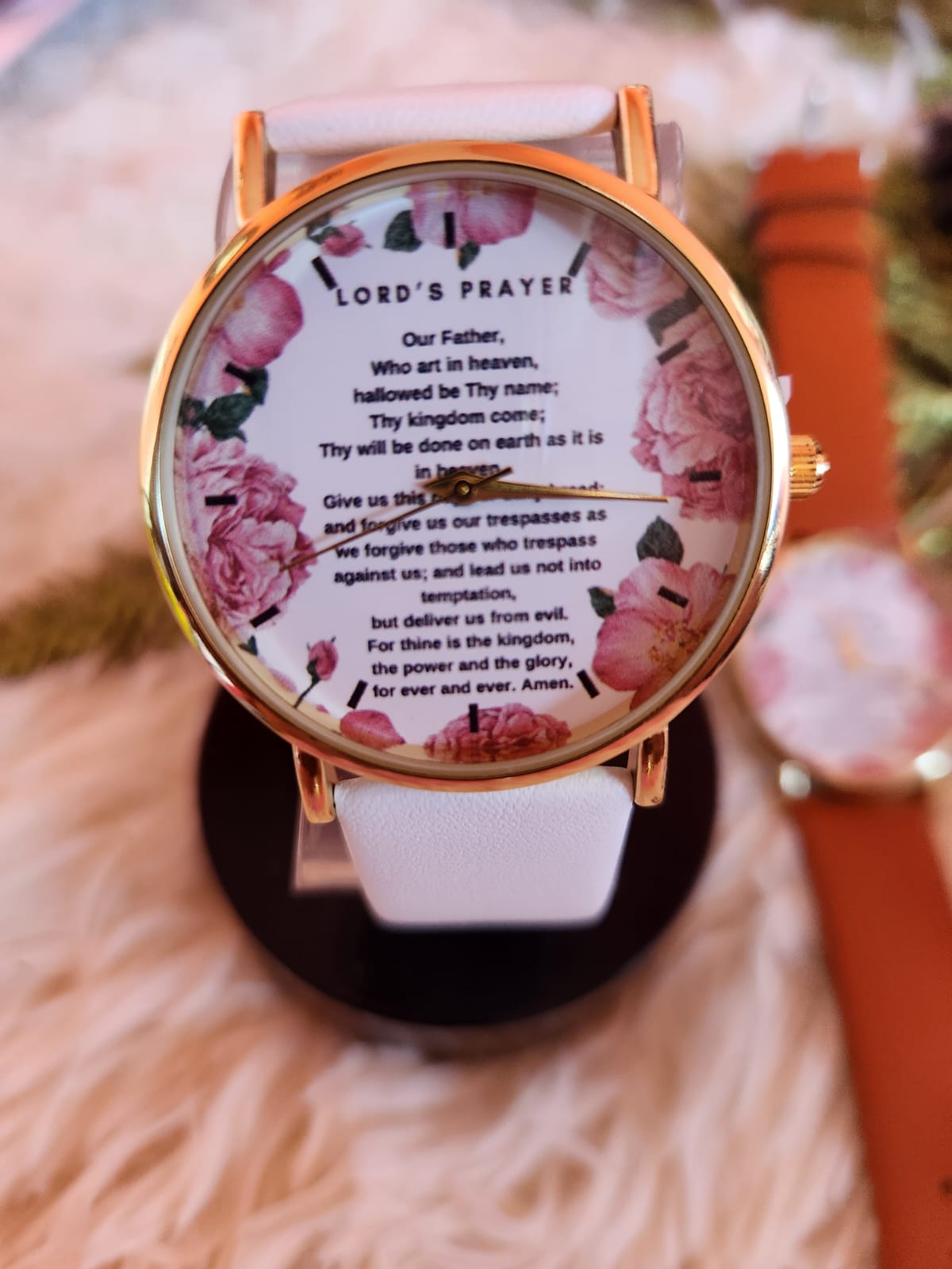 Female Lord's Prayer watch