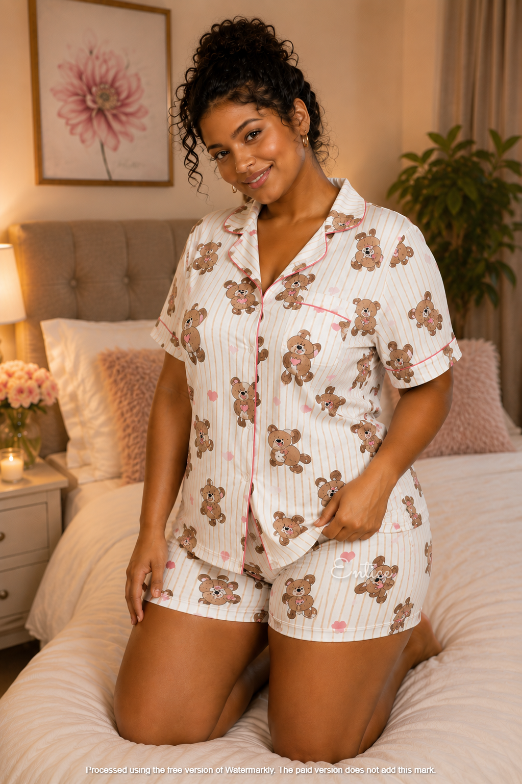 Teddy plus pj set