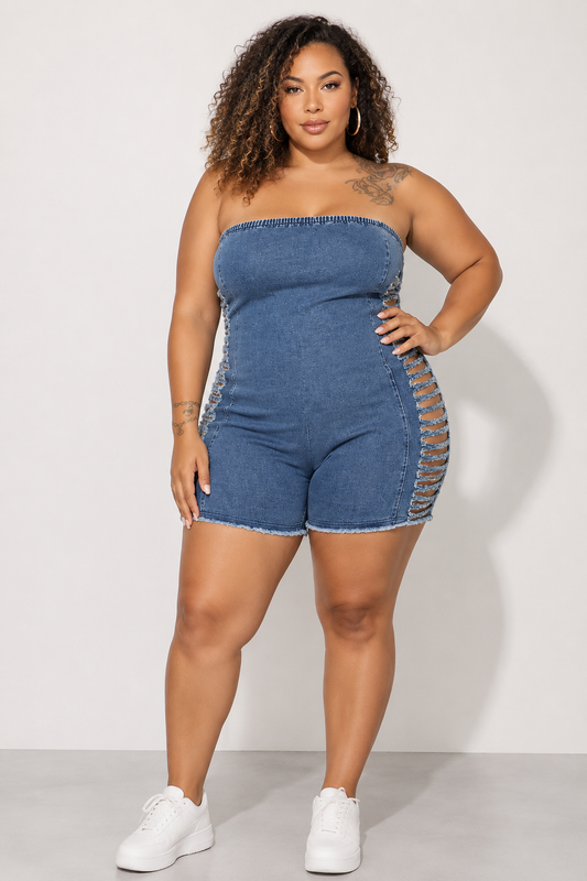 Distressed Romper