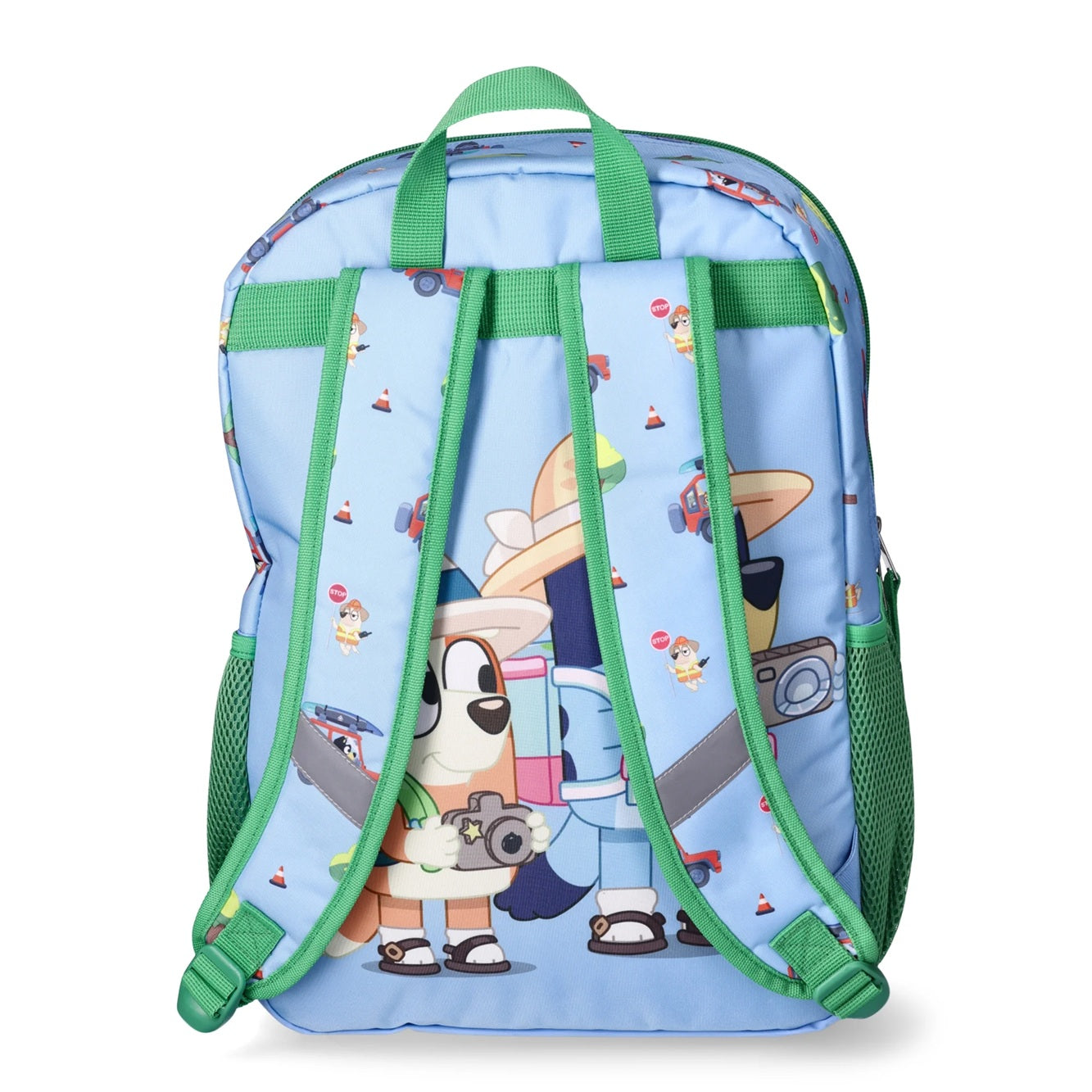 BBC Bluey Family Trip Kids 17" Laptop Backpack 2-Piece Set with Lunch Bag, Multi-Color