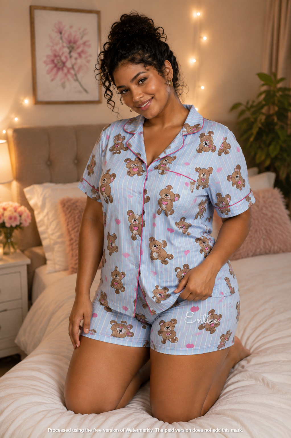 Teddy plus pj set